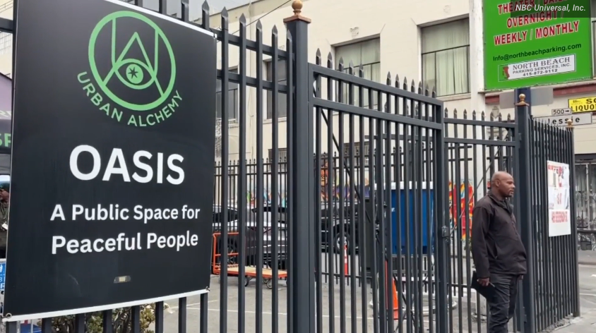 Screenshot 2025-11-05 at 9.41.54 PM Urban Alchemy workers gathered Wednesday to mourn the death of a colleague who was shot and killed in San Francisco. Sergio Quintana reports.
