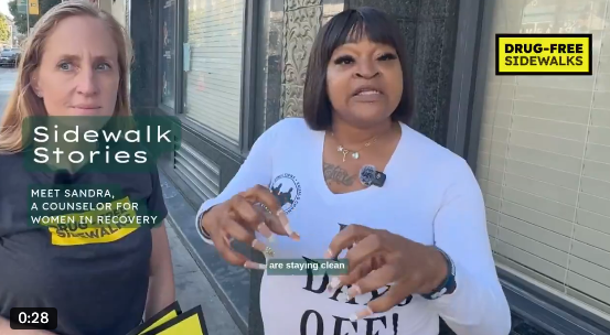 If you don't believe public drug use is a TRIGGER for people in recovery, LISTEN to Sandra. She's the real deal. How can people break the cycle of addiction when they have to walk through drug markets every time they walk down the street - unless it's the week of Dreamforce?  #dreamforce #df25 #safestreets #sobriety #disrupthdealers #recovery #onlyinSF

